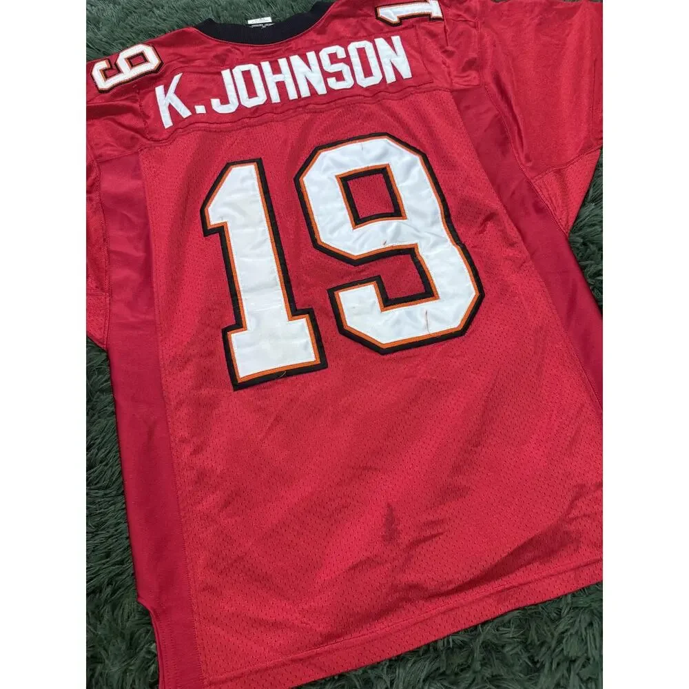 Vintage Adidas NFL Tampa Bay Buccaneers Keyshawn Johnson #19 Football Jersey